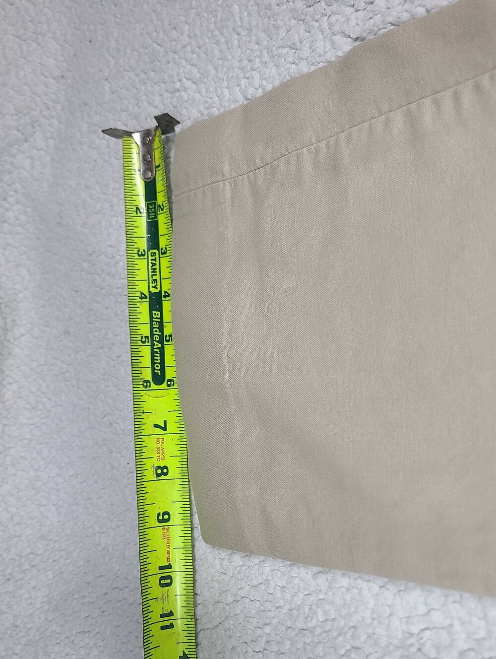 Gap Modern Boot Khaki Pants Beige Bootcut Chino Trousers 100% Cotton 2A - Picture 7 of 13